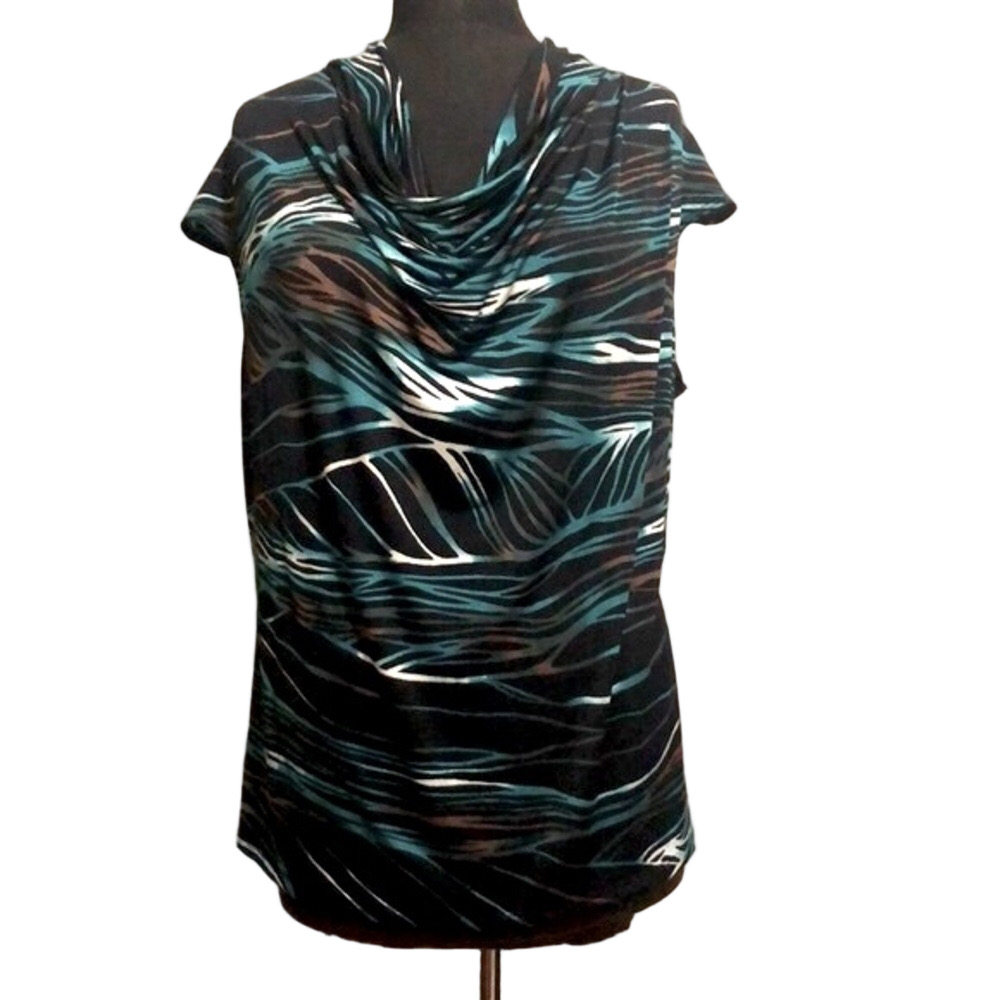 NEW Worthington Shot Sleeve Crowl Neck Top, Size 1X